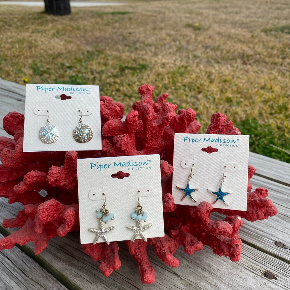 🌟Piper Madison Set of 3 pair of earrings